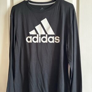 Adidas Black Long Sleeve Tee Shirt Women’s/Junior Size Large